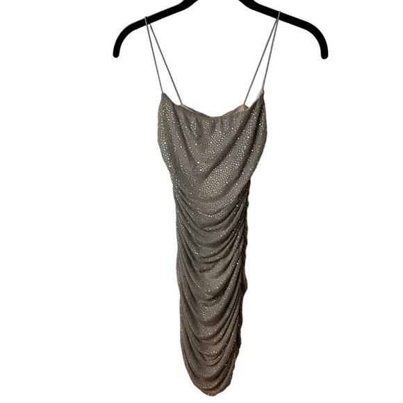 Oh Polly Drop A Glint Embellished Mini Dress Size 0 - Picture 1 of 6